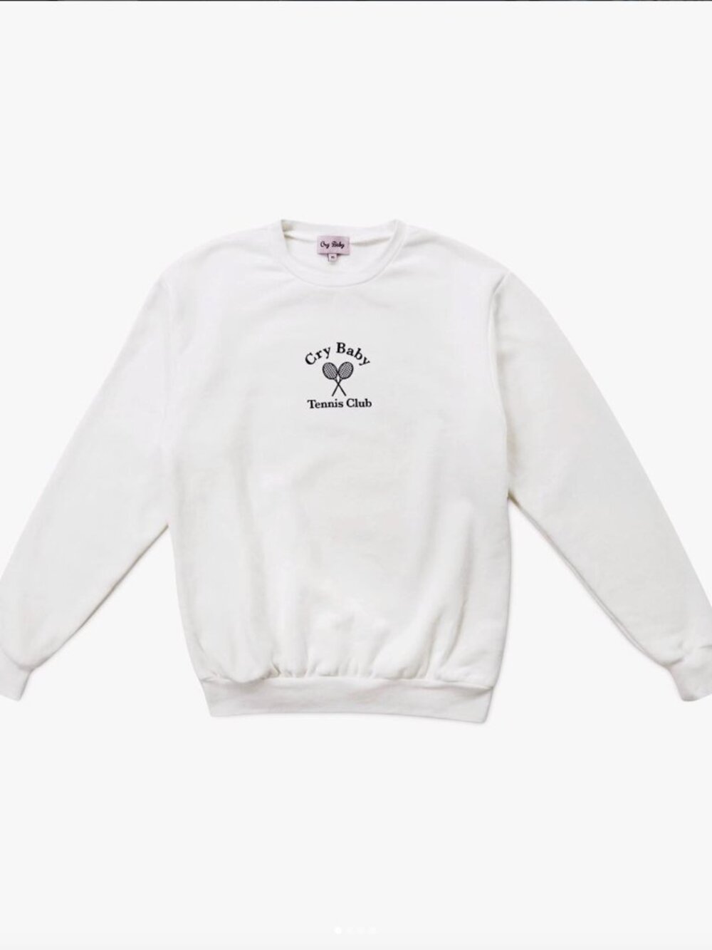 Cry Baby | Tennis Club Crewneck